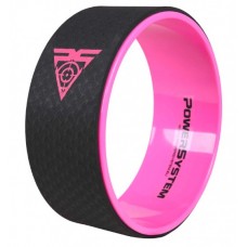 Йога колесо для фітнесу та аеробіки Power System Yoga Wheel Pro PS-4085 Black / Pink